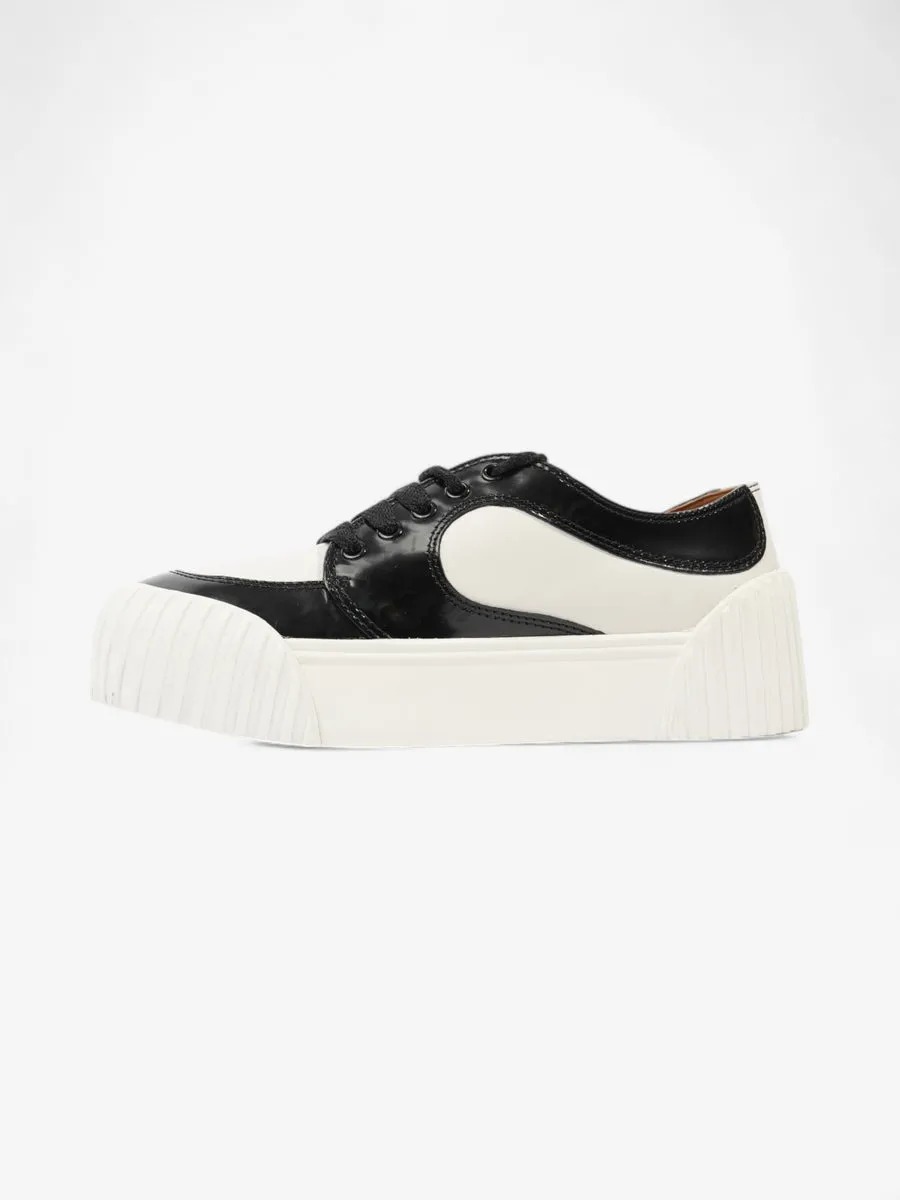 Marc Jacobs Court Sneakers White / Black Calfskin Leather EU 36 UK 3