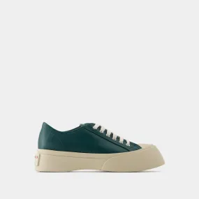 Marni  Lace Up Sneakers - Marni - Leather - Green