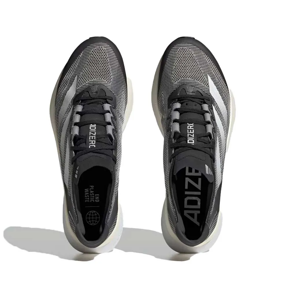 Men's Adizero Boston 12 Running Shoe - Core Black/FTWR White/Carbon - Regular (D)