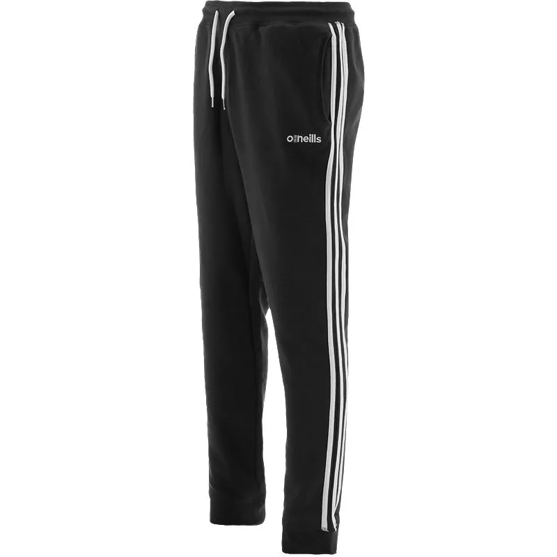 Men's Trigger Fleece Skinny Tracksuit Bottoms Black