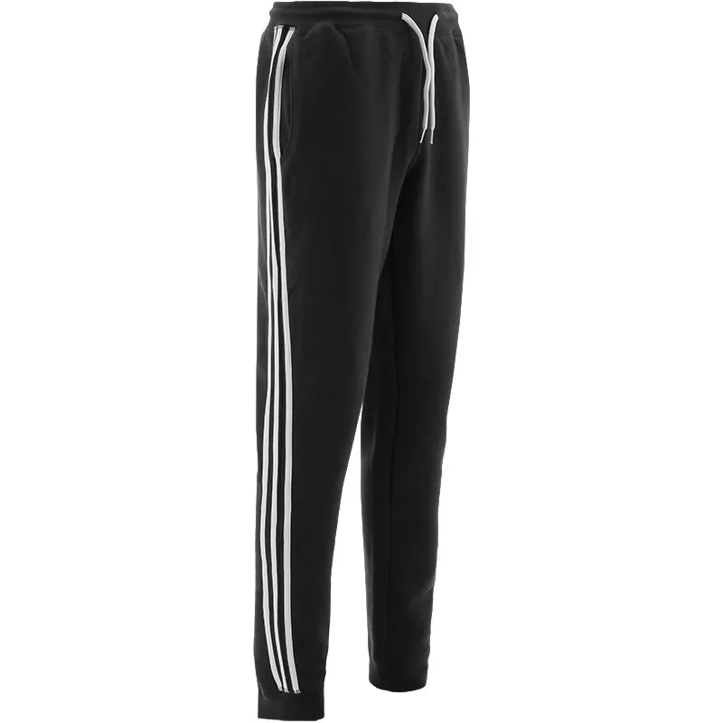 Men's Trigger Fleece Skinny Tracksuit Bottoms Black