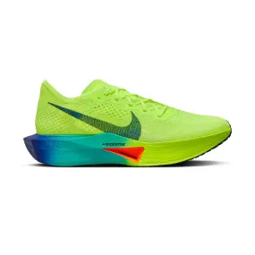 Men's Vaporfly 3 Running Shoe- Volt/Dusty Cactus/Orange/Concord - Regular (D)