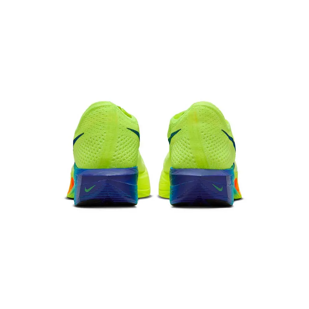 Men's Vaporfly 3 Running Shoe- Volt/Dusty Cactus/Orange/Concord - Regular (D)