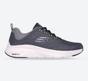 Men's Wide Fit Skechers 232626 Vapor Foam Varien Sneakers - Navy/Grey