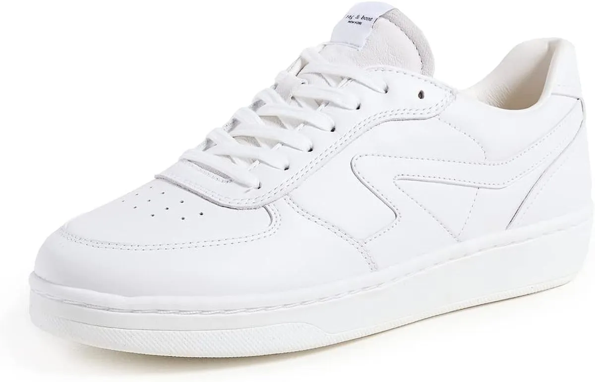 Men's Retro Court Sneakers - White