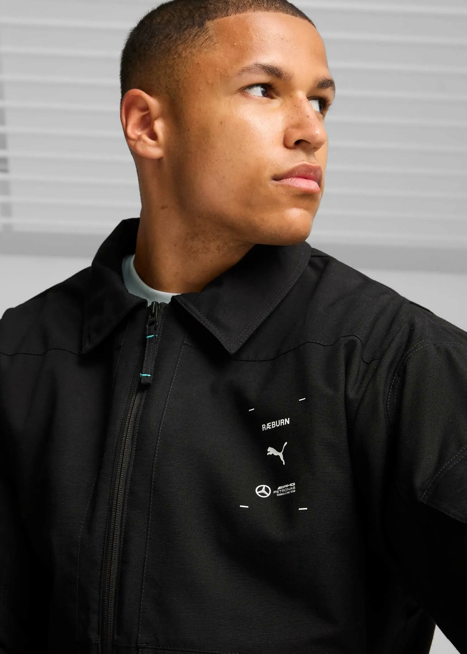 Mercedes-AMG F1 x PUMA x RBURN Coach Jacket PUMA Black