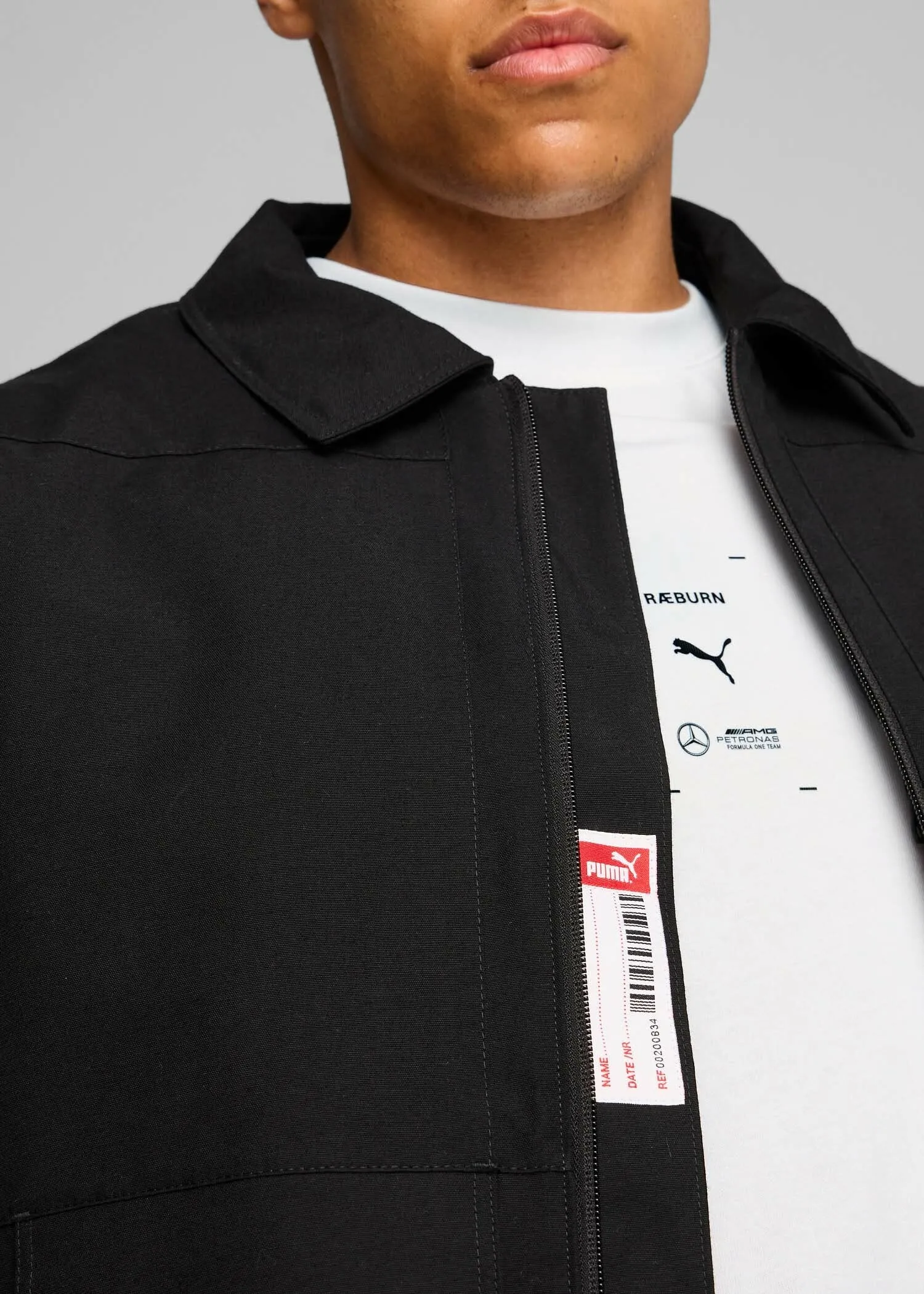 Mercedes-AMG F1 x PUMA x RBURN Coach Jacket PUMA Black