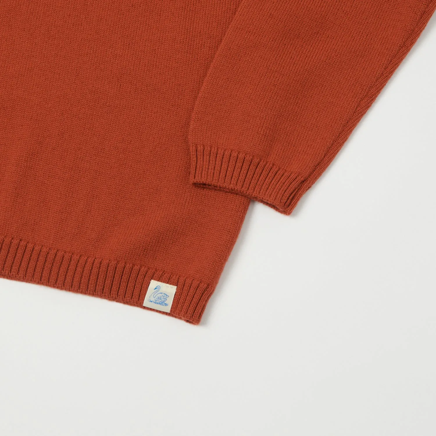 Merz b. Schwanen MWRC01 Knit Crew Neck Pullover - Clay