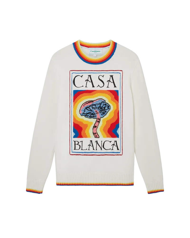 --Mind Vibrations Intarsia Jumper-