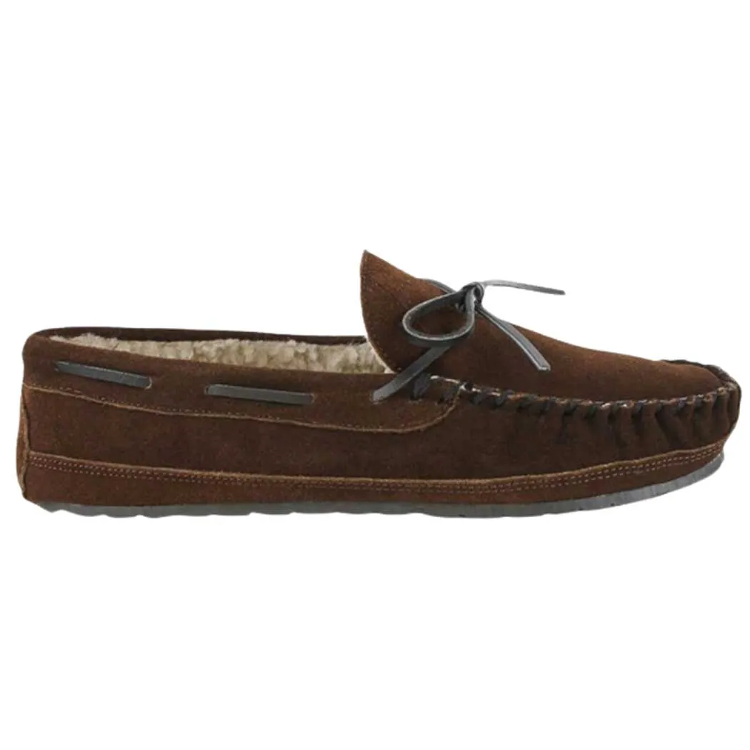 Minnetonka Casey Slipper Chocolate Suede (Men's)