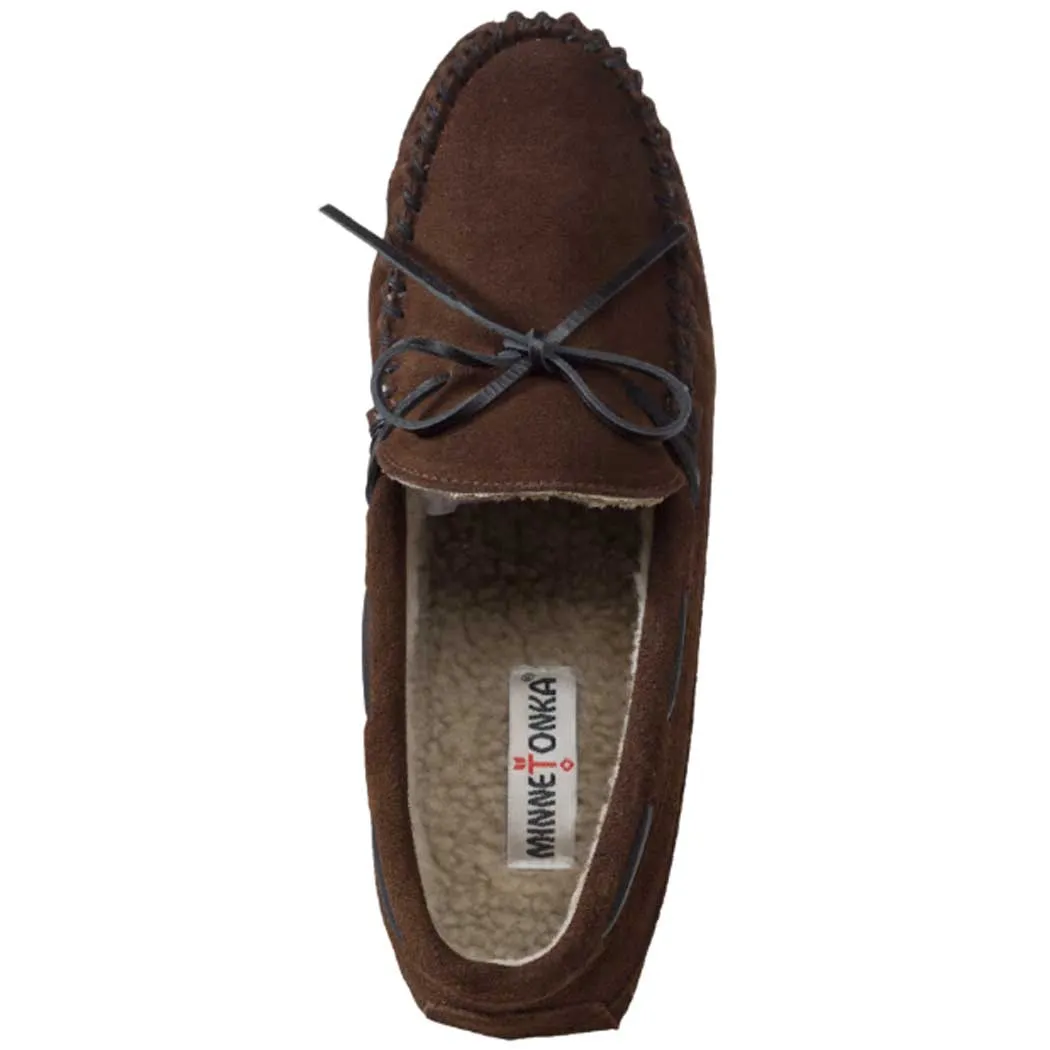 Minnetonka Casey Slipper Chocolate Suede (Men's)