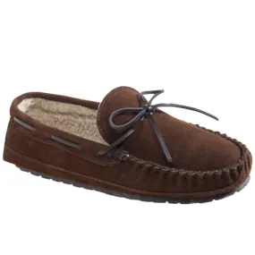 Minnetonka Casey Slipper Chocolate Suede (Men's)