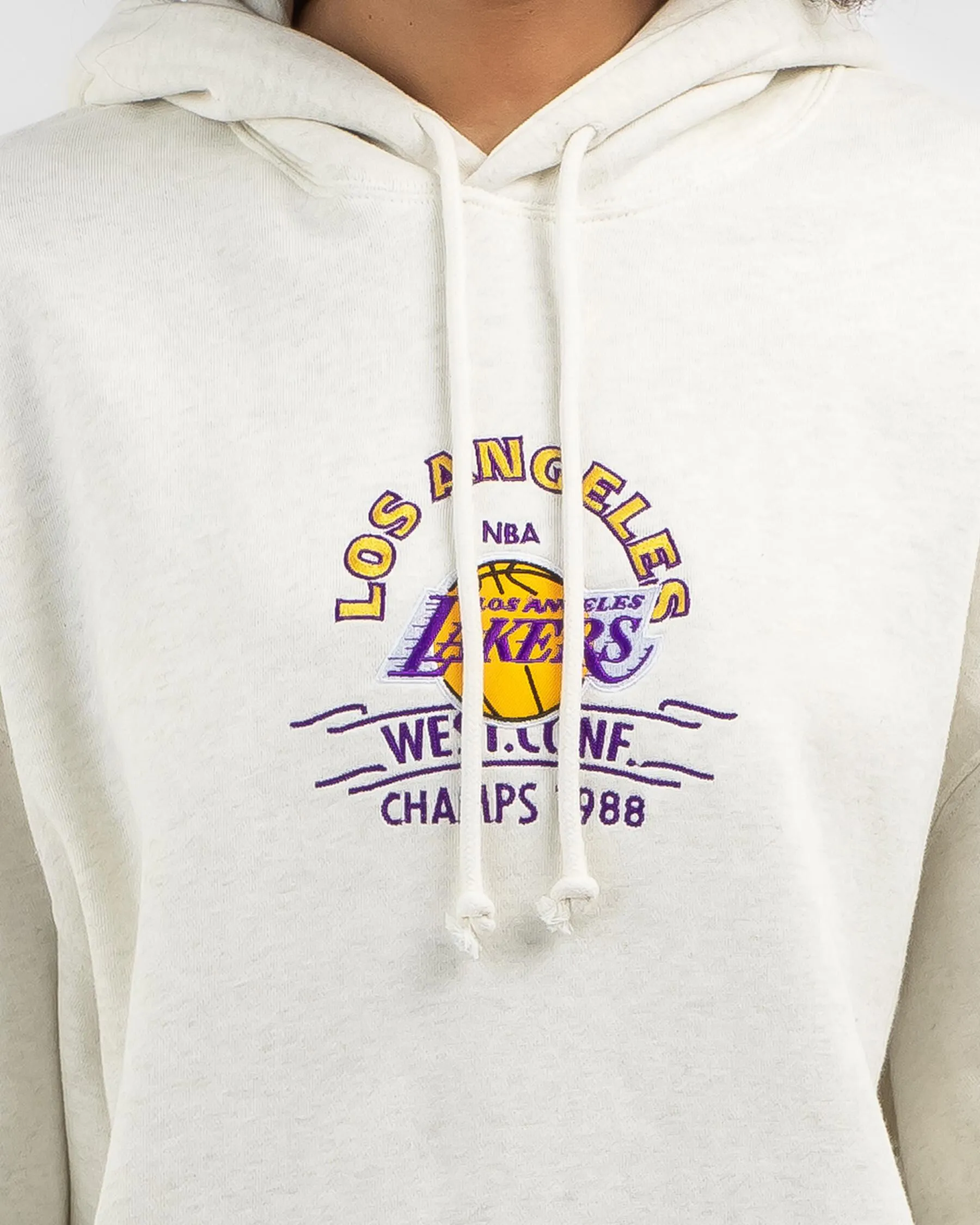 Mitchell & Ness Los Angeles Lakers Letterman Hoodie