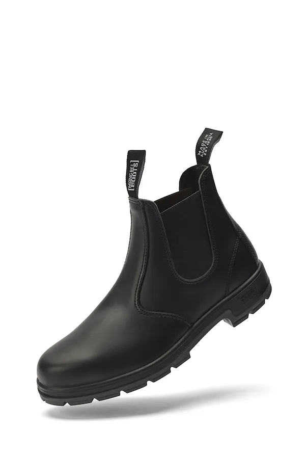 Mongrel K9 Elastic Sided Boot - Black Oil Kip