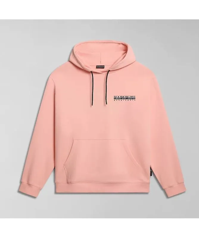 napapijri B Boyd Men's Hoodie in pink salmon np0a4hp2p1i1, white whisper np0a4hp2n1a1 at kular fashion