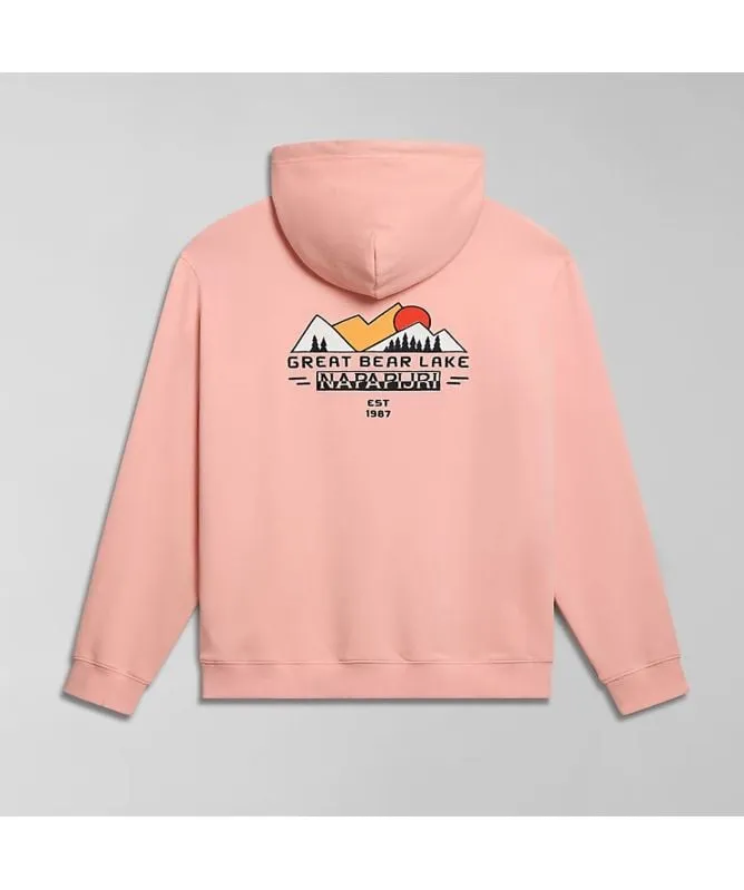 napapijri B Boyd Men's Hoodie in pink salmon np0a4hp2p1i1, white whisper np0a4hp2n1a1 at kular fashion