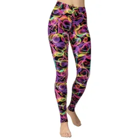 Neon Heart Yoga Leggings