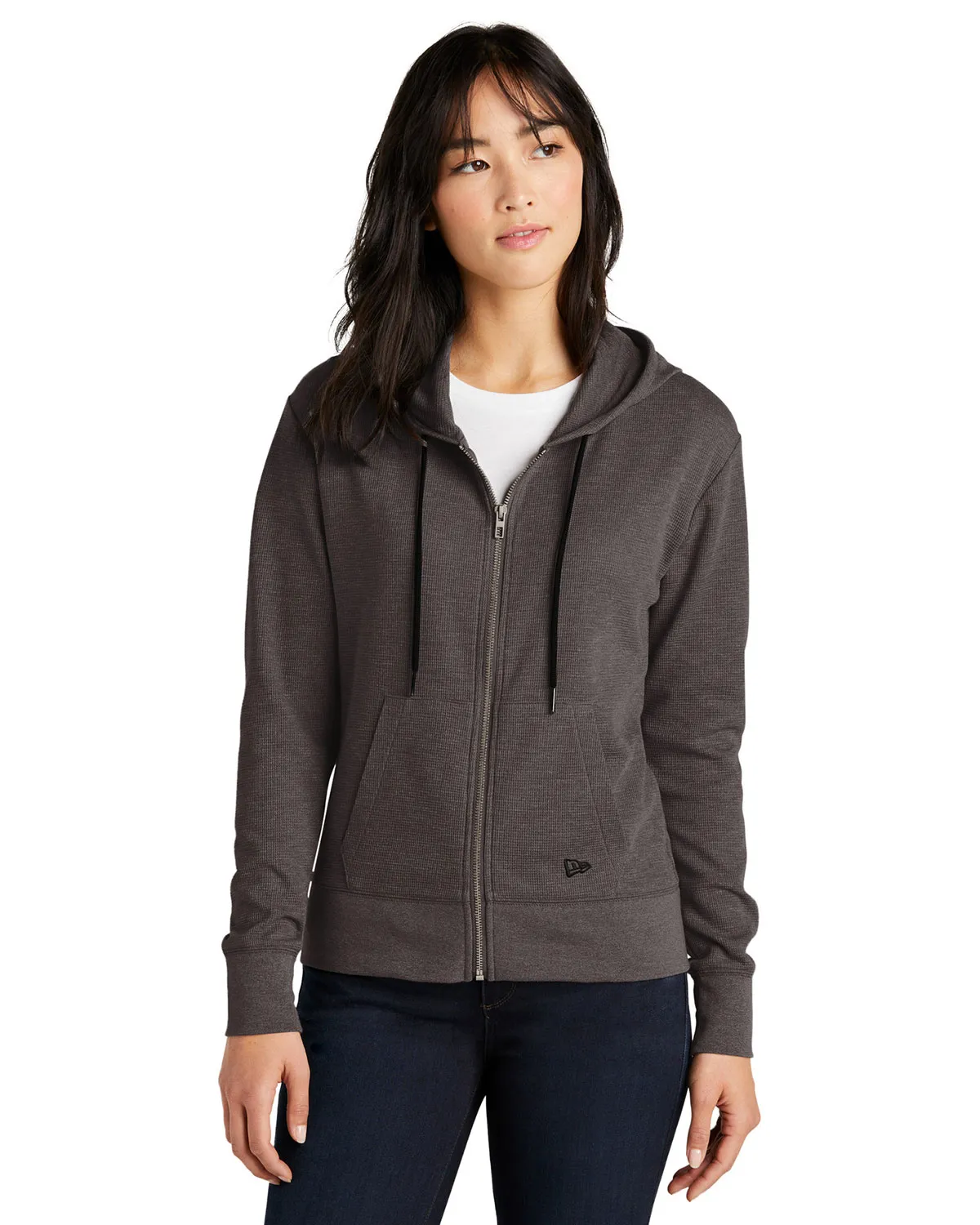 New Era Ladies Thermal Full-Zip Hoodie LNEA141