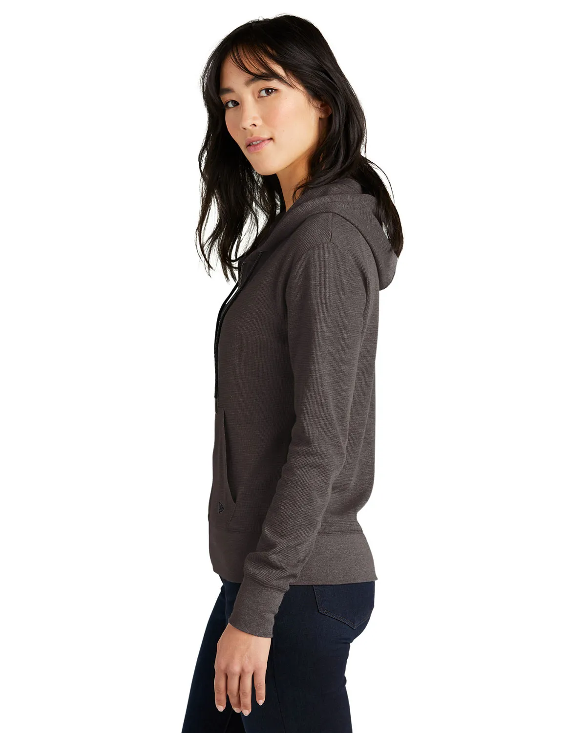 New Era Ladies Thermal Full-Zip Hoodie LNEA141