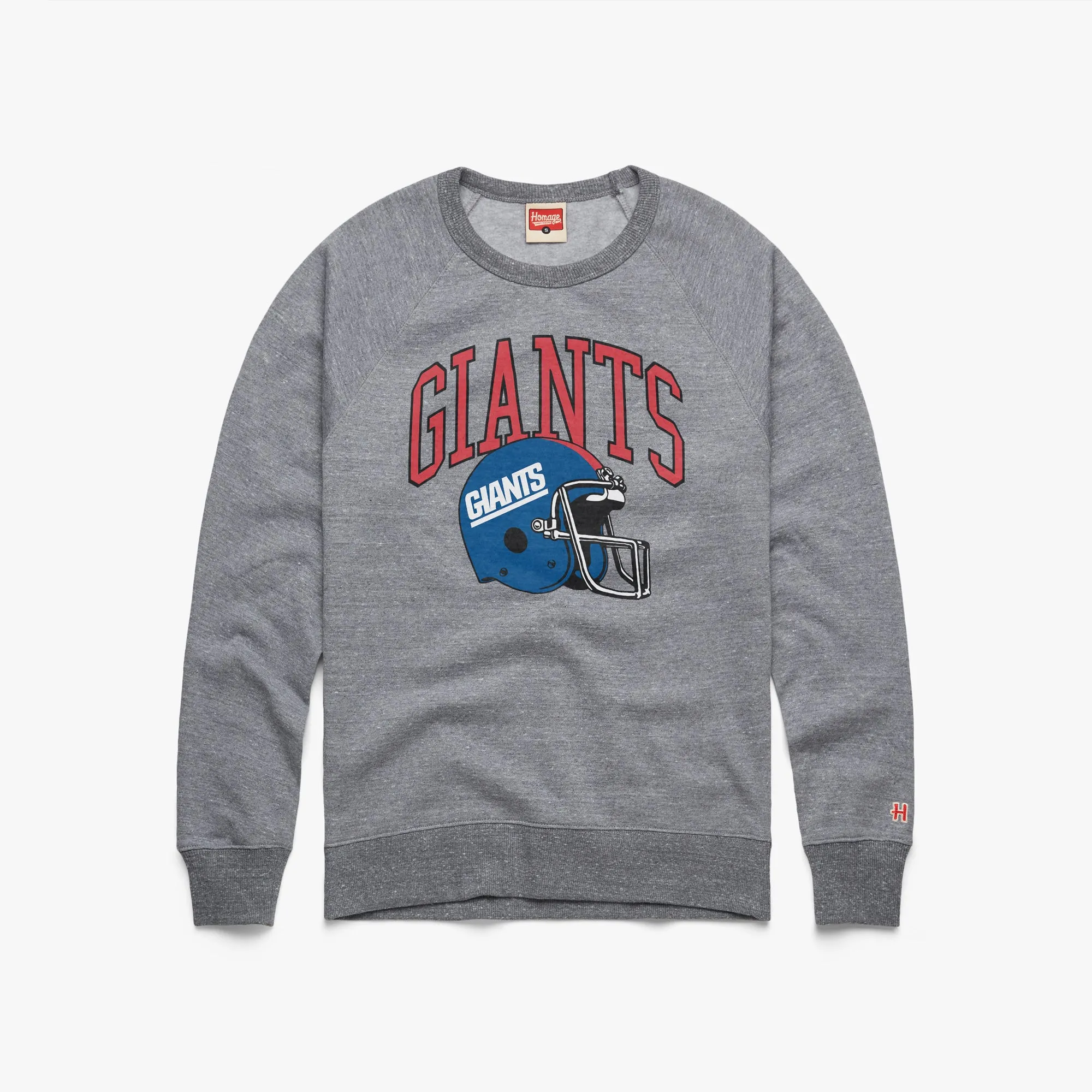 New York Giants Helmet Retro Crewneck