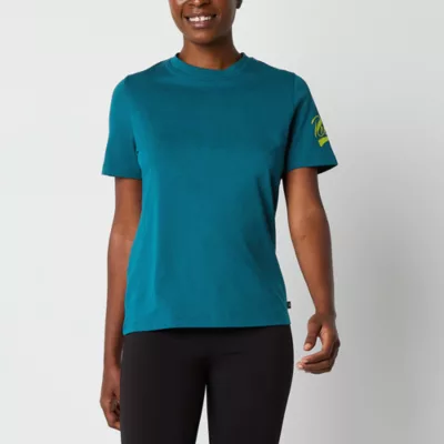 new!Reebok Womens Crew Neck Short Sleeve T-Shirt