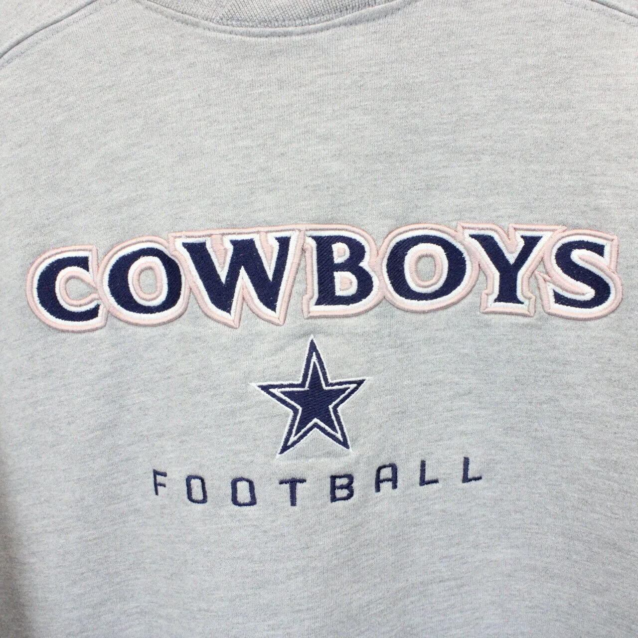 NFL REEBOK 90s DALLAS COWBOYS Sweatshirt Grey | Medium