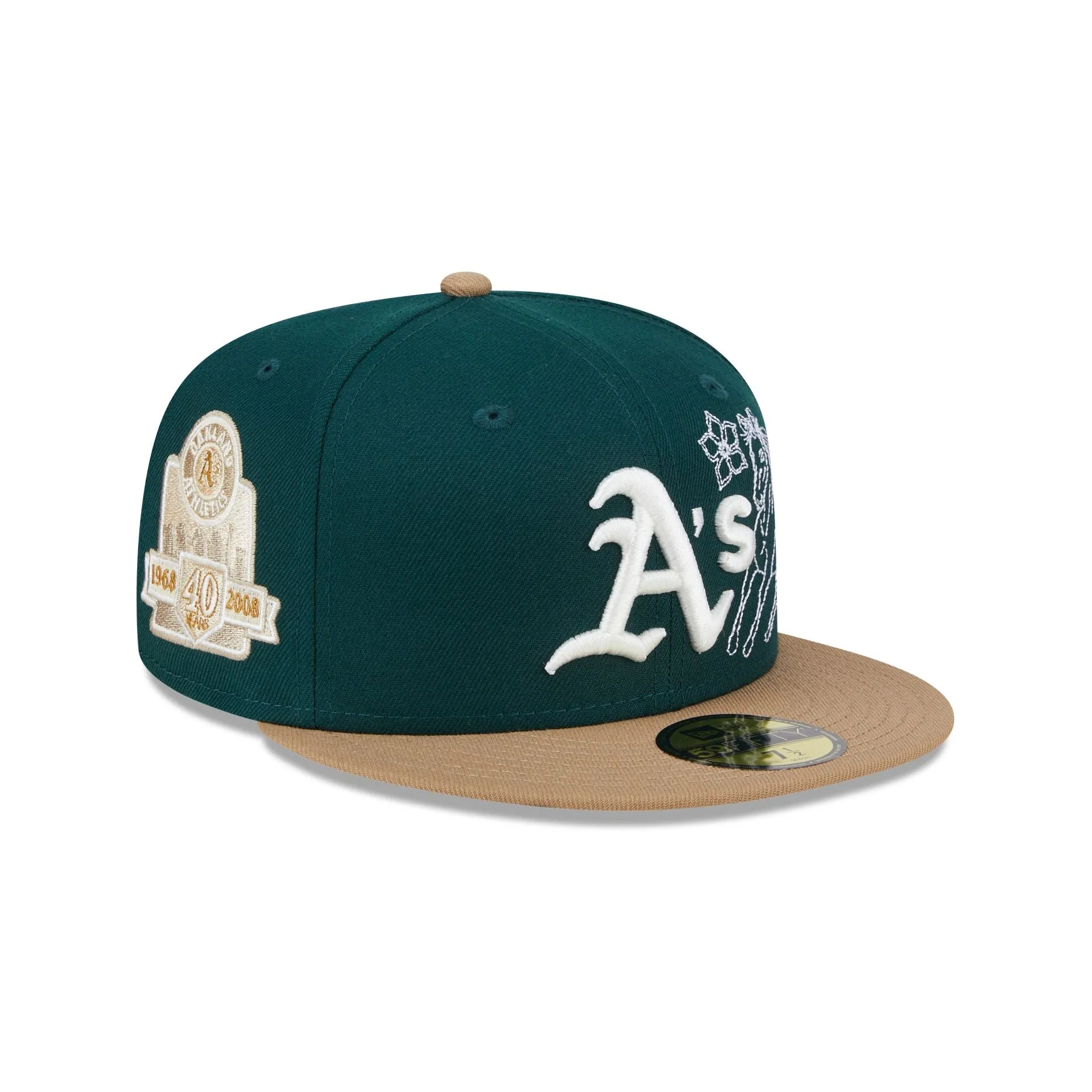 Oakland Athletics Western Khaki 59FIFTY Fitted Hat