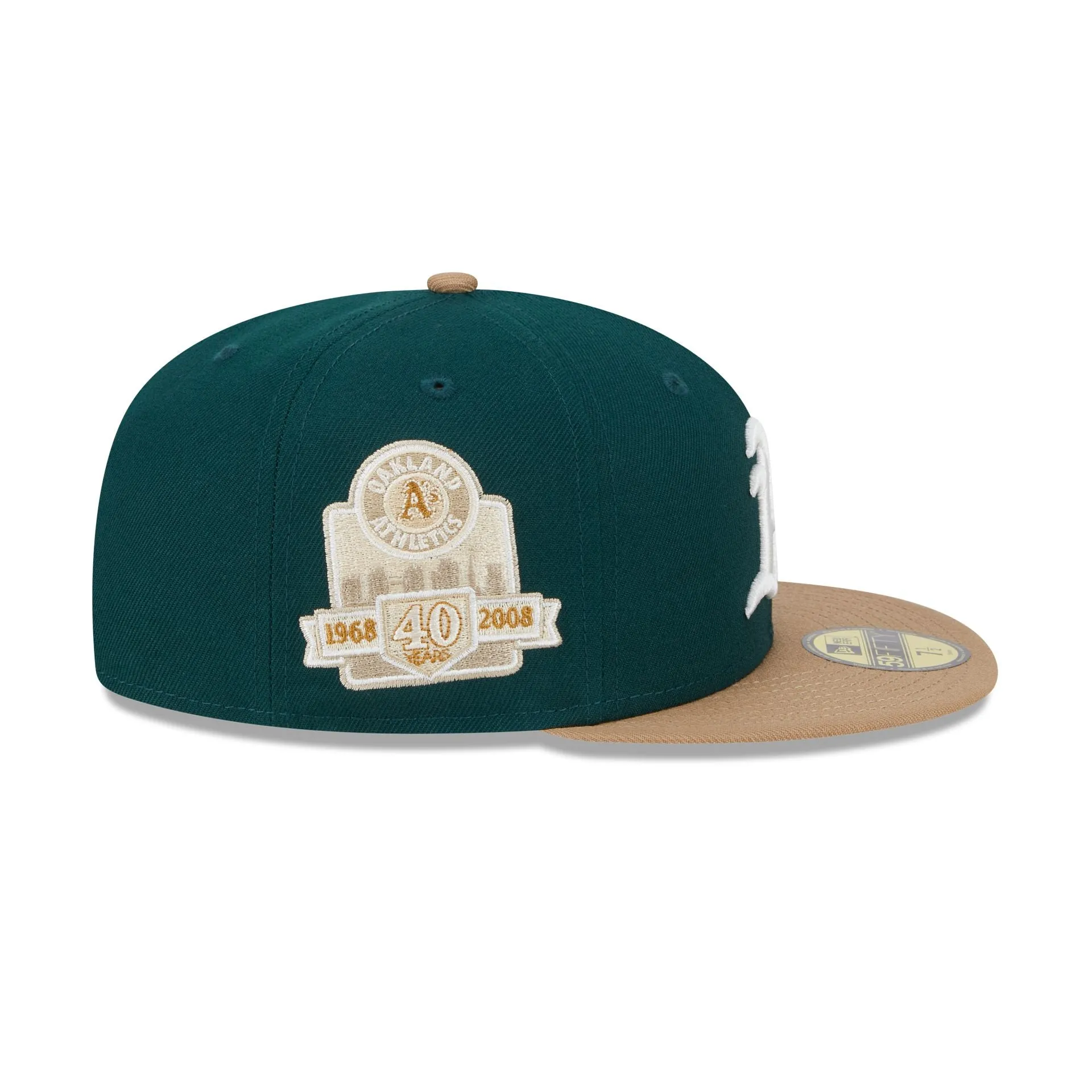 Oakland Athletics Western Khaki 59FIFTY Fitted Hat