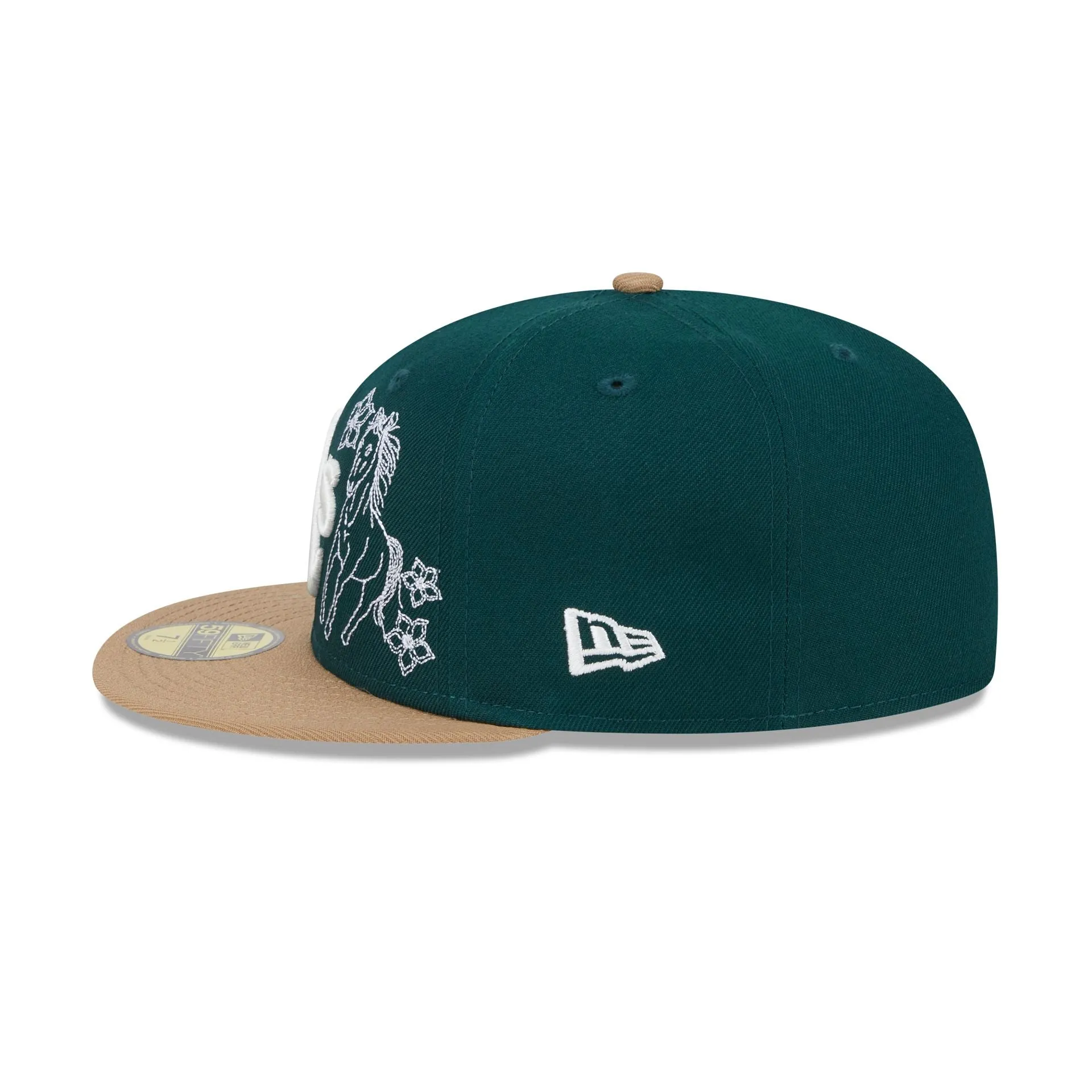 Oakland Athletics Western Khaki 59FIFTY Fitted Hat