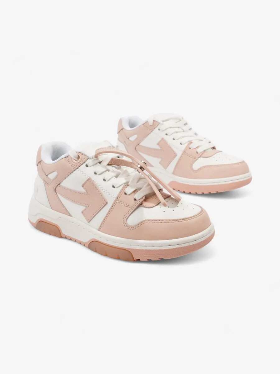 Off White Out Of Office Sneakers White / Pink Leather EU 36 UK 3