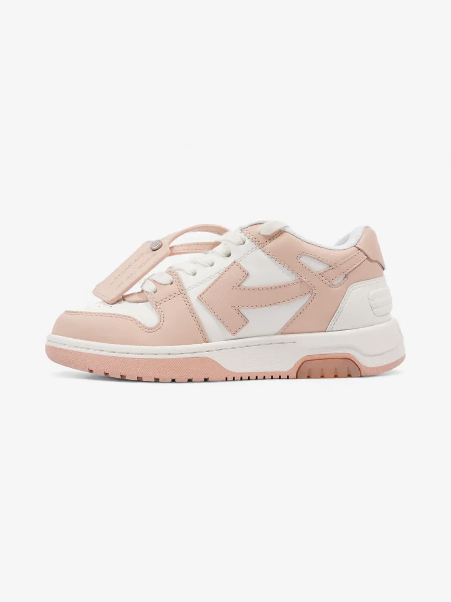 Off White Out Of Office Sneakers White / Pink Leather EU 36 UK 3