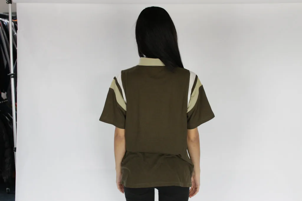 Olive Green 90s Reebok T-Shirt (M)