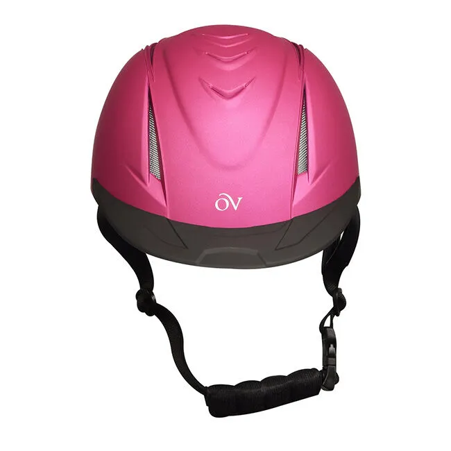 Ovation Kids' Metallic Schooler Helmet - Fuchsia