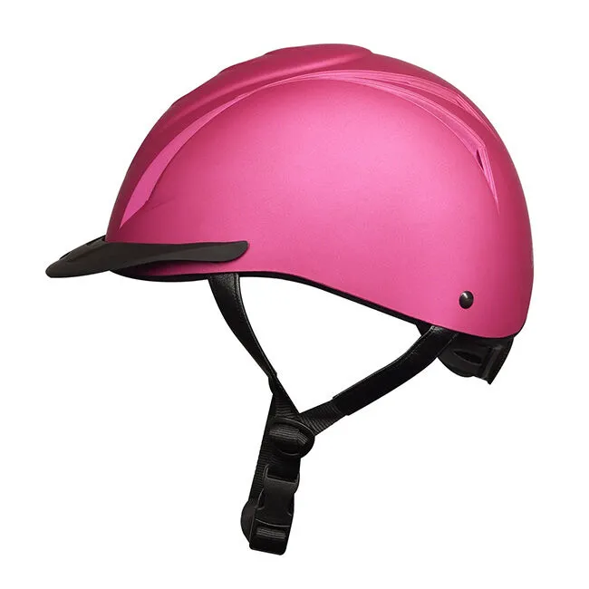 Ovation Kids' Metallic Schooler Helmet - Fuchsia