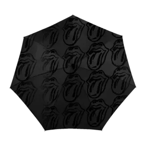 Paint It Black Repeating Tongue Jumbo Umbrella