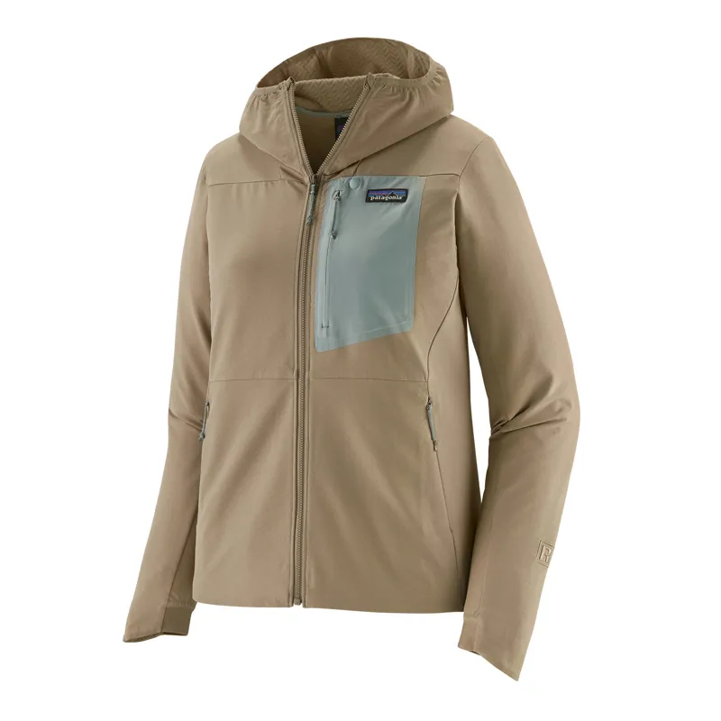 Patagonia Women's R1 CrossStrata Hoodie Seabird Grey