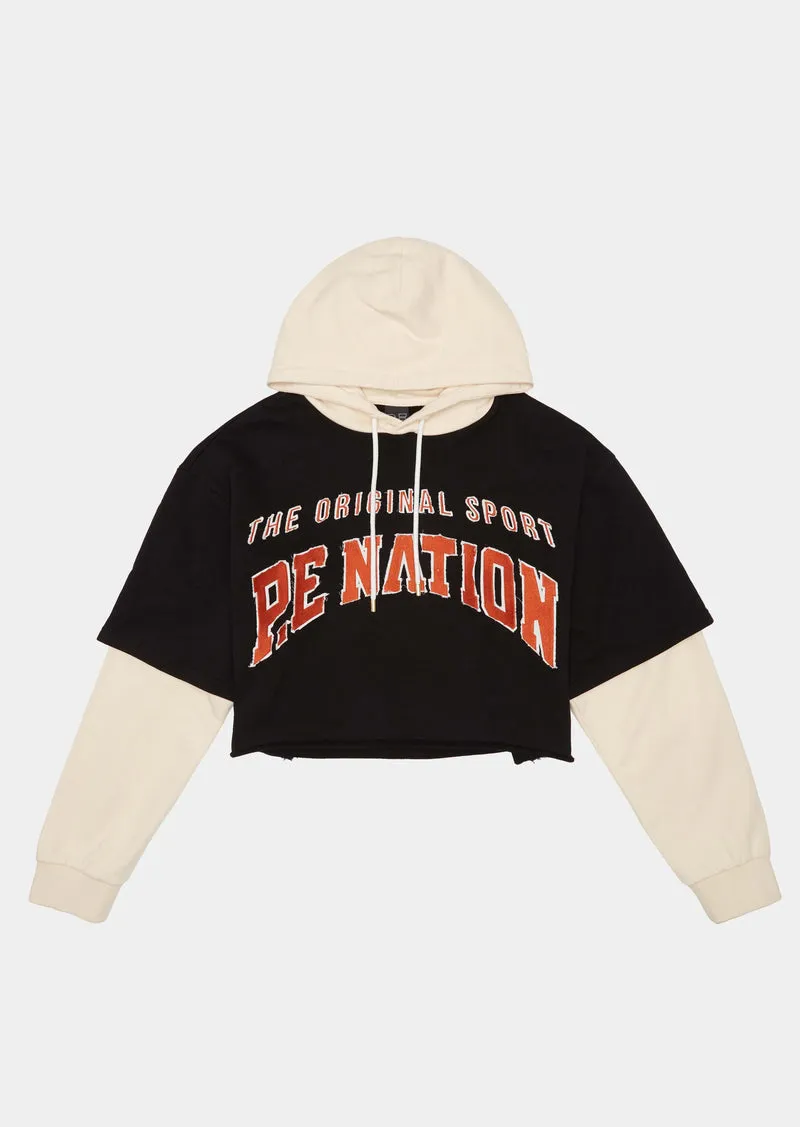     PE NATION     Hoodie 23pe2h061 Wondergoal H Pearled-Ivory