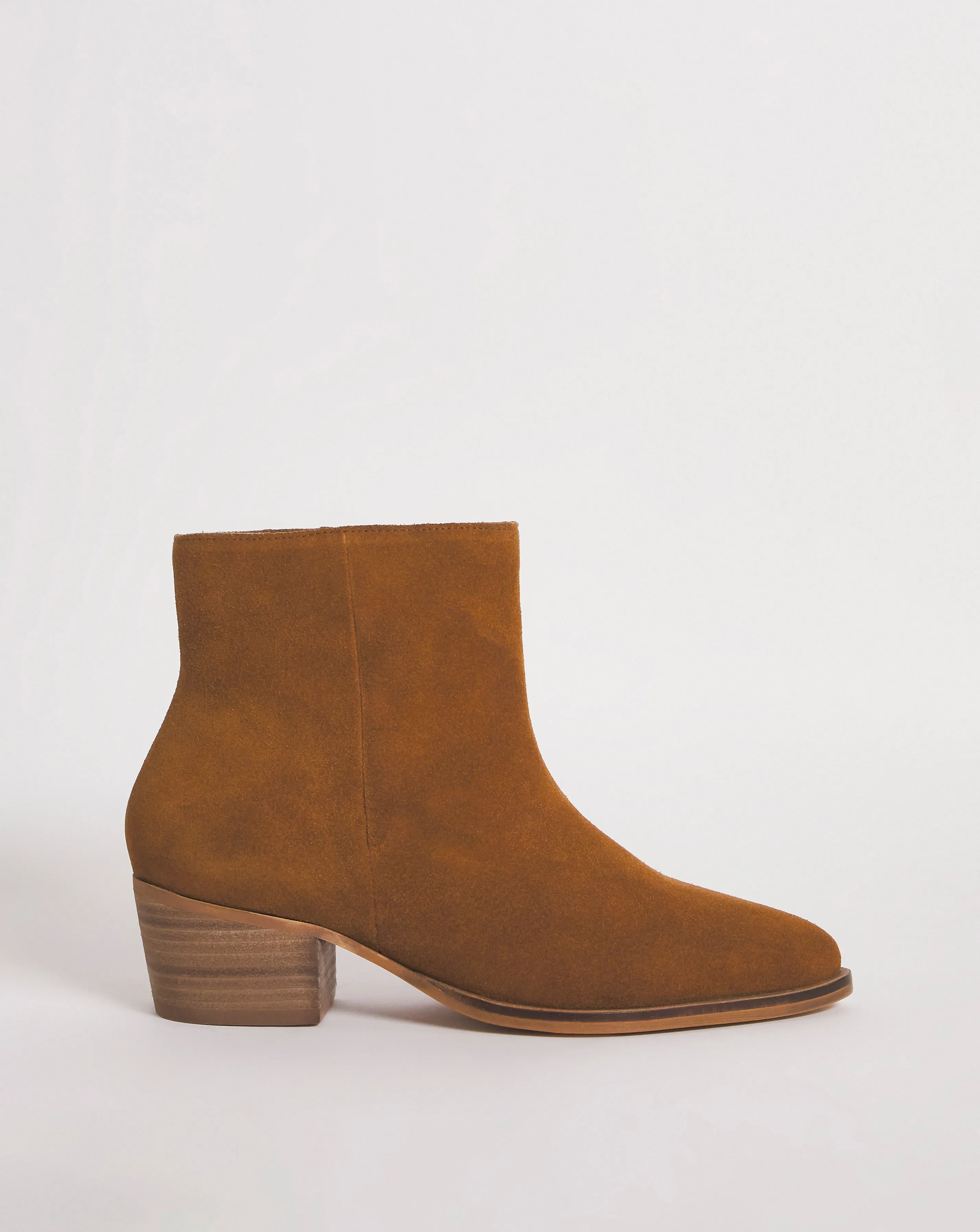 Peaches Suede Leather Western Cowboy Boot E Fit