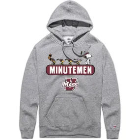 PEANUTS X UMASS SNOOPY'S HOCKEY TEAM HOODIE - GREY