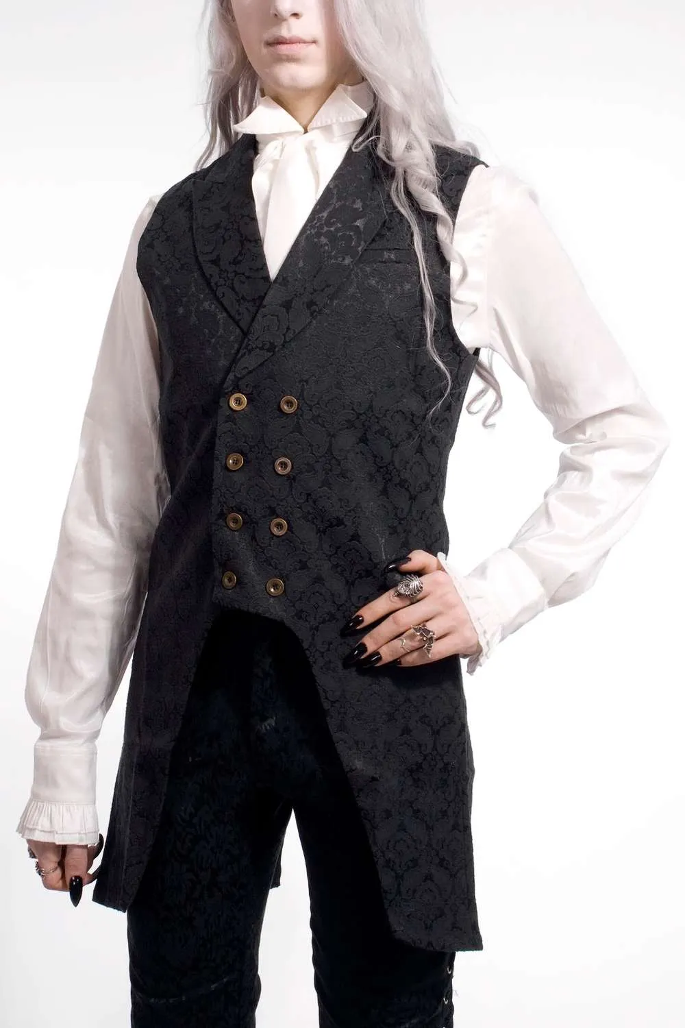 Pentagramme vest Gothique Aristocrate black | Dark Ages