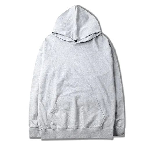 Plain oversize hoodie for men or women hooded sweatshirt