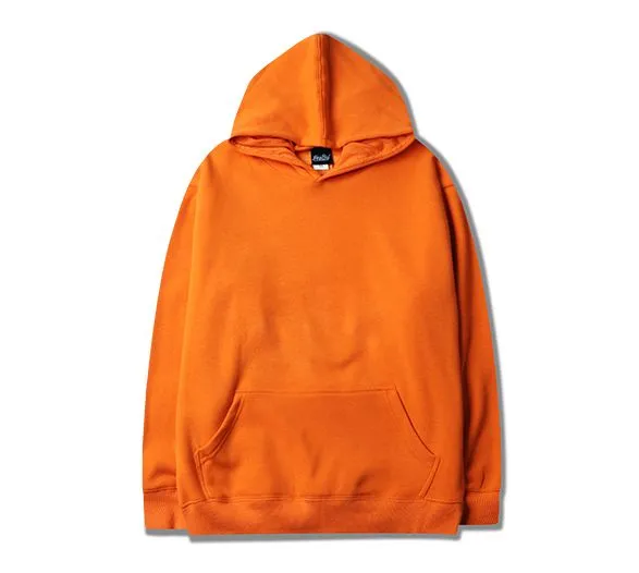 Plain oversize hoodie for men or women hooded sweatshirt