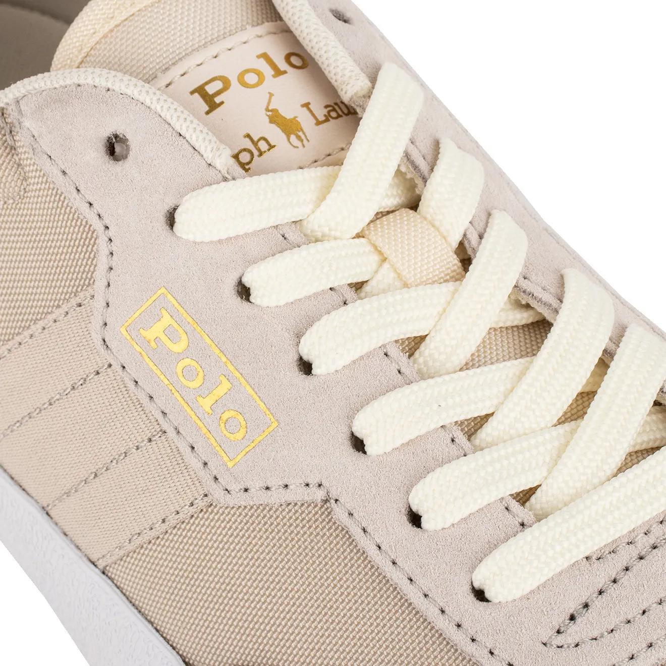 Polo Ralph Lauren Low Top Trainers Dove Grey