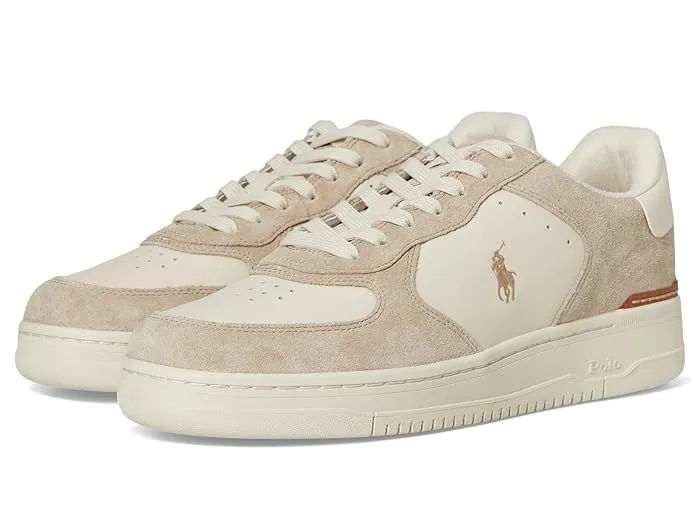 Polo Ralph Lauren Masters Court Leather-Suede Sneakers