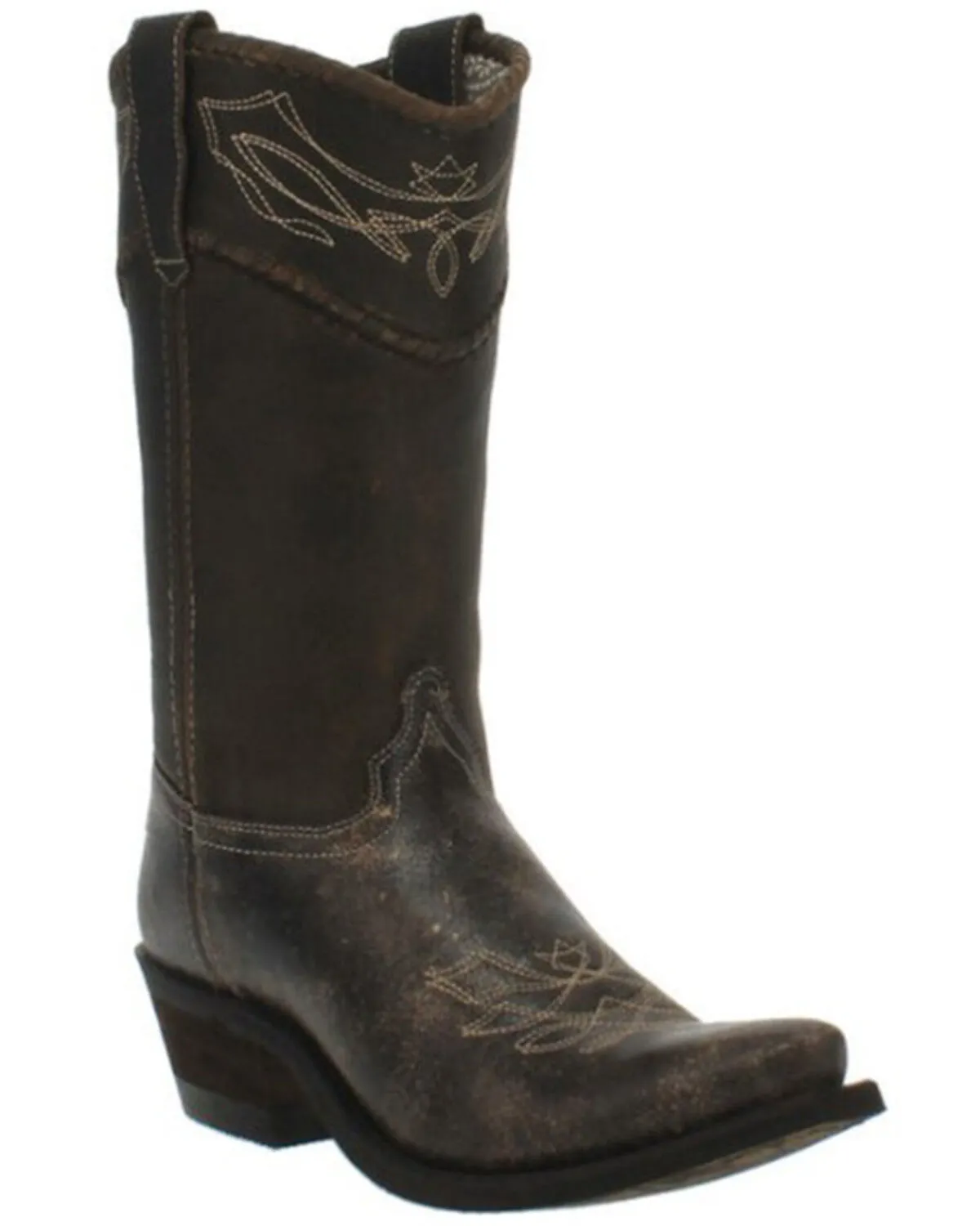 Product Name:  Laredo Women's Vintage Misty Distressed Leather Western Boot - Snip Toe