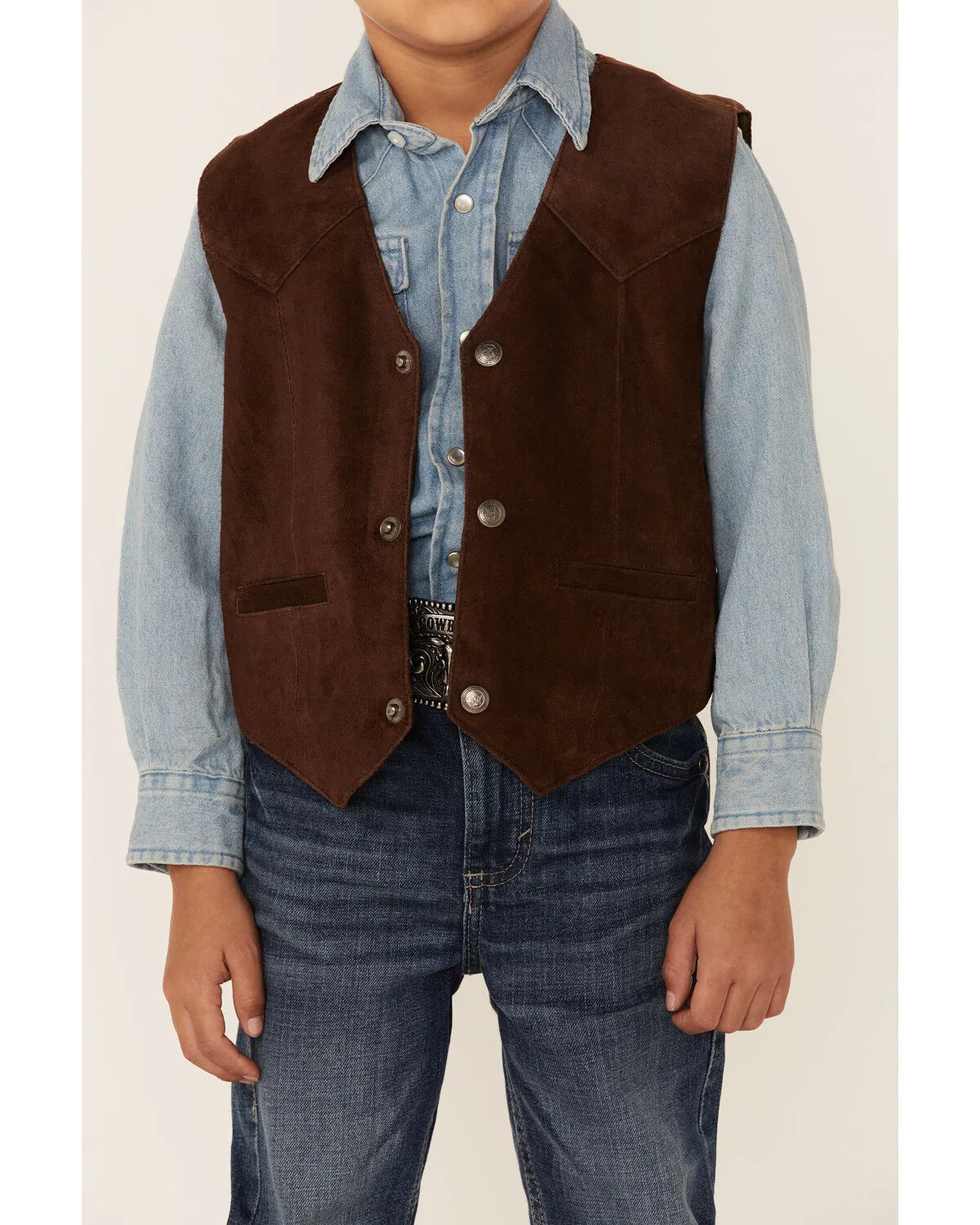 Product Name:  Scully Boys' Boar Suede Vest