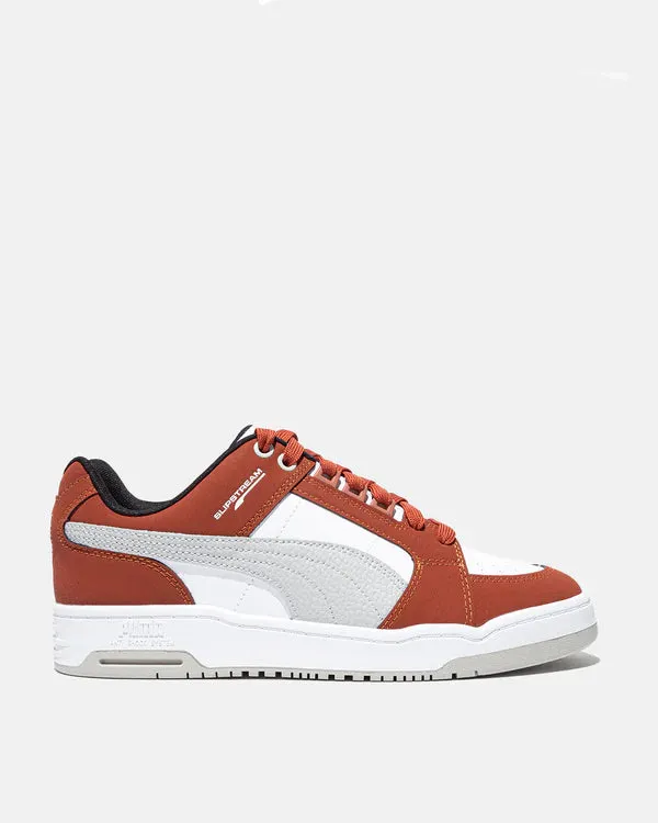 PUMA SLIPSTREAM LO BLOCK - Puma White-Chili Oil