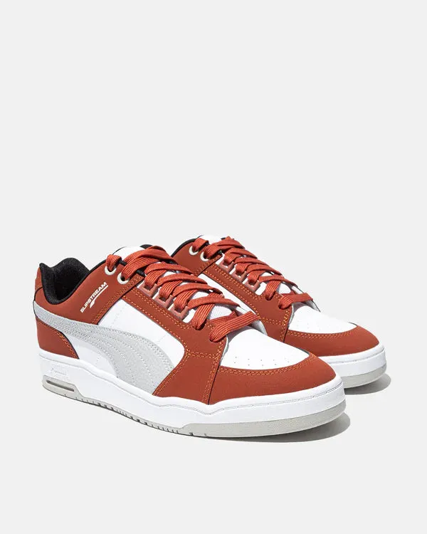 PUMA SLIPSTREAM LO BLOCK - Puma White-Chili Oil