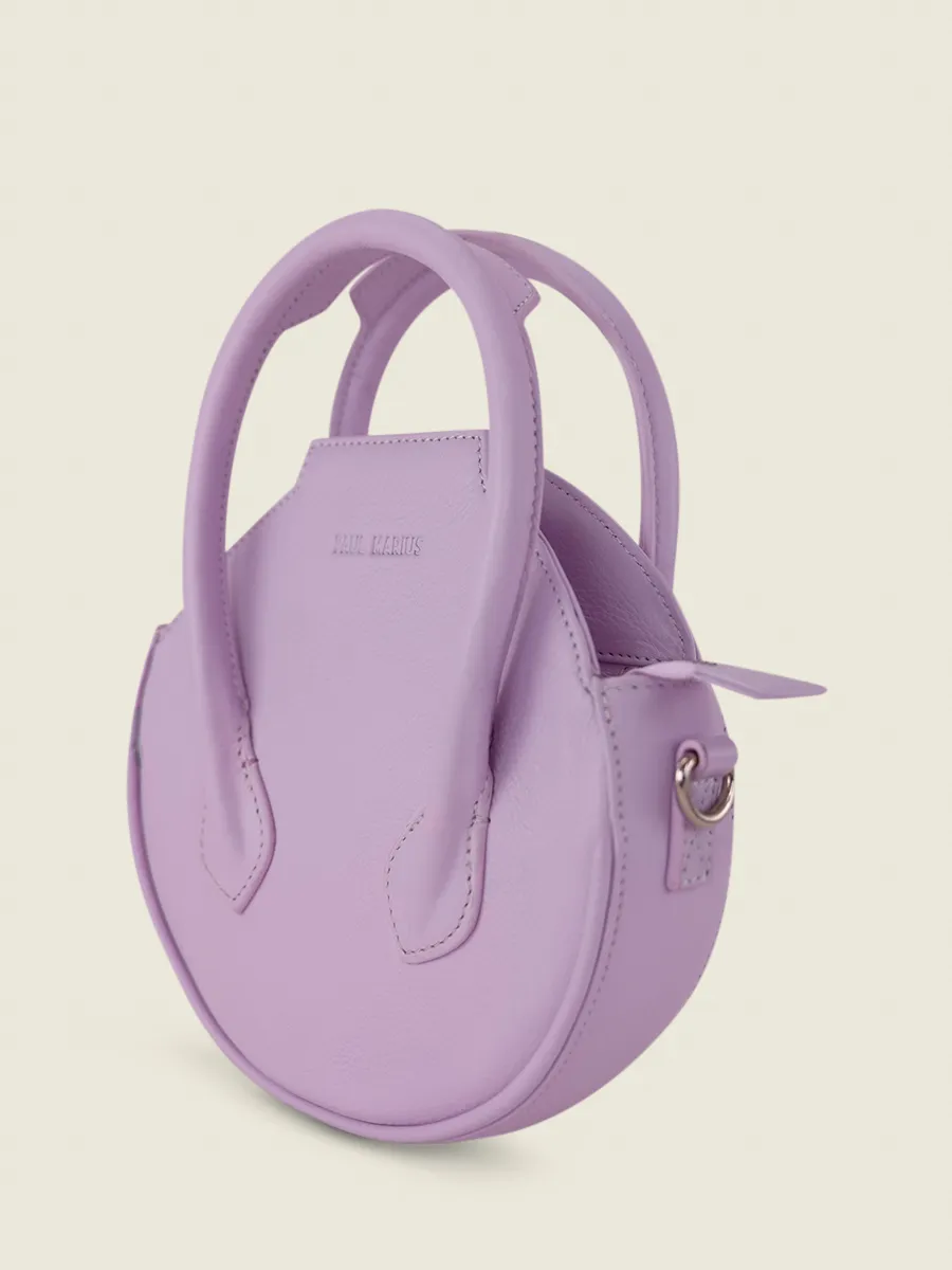 Purple Leather Handbag for Women - Aline Pastel Lilac | PAUL MARIUS