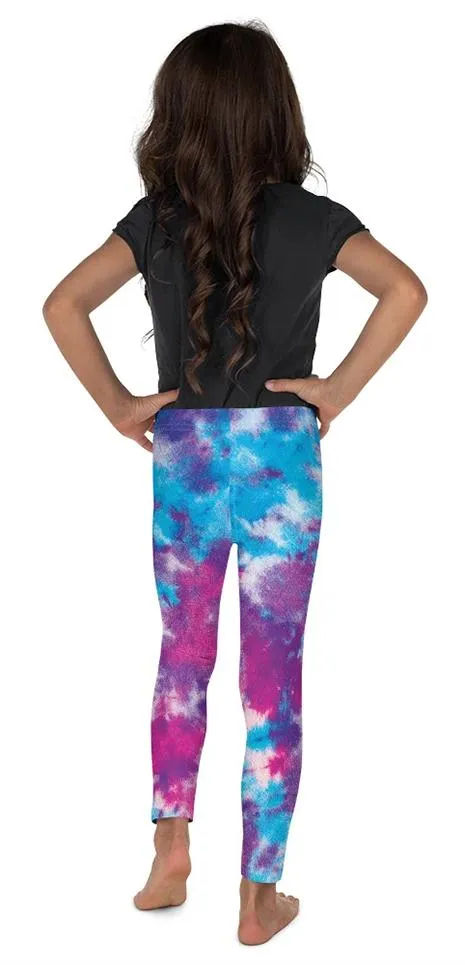 Purple Tie Dye Kid's Leggings